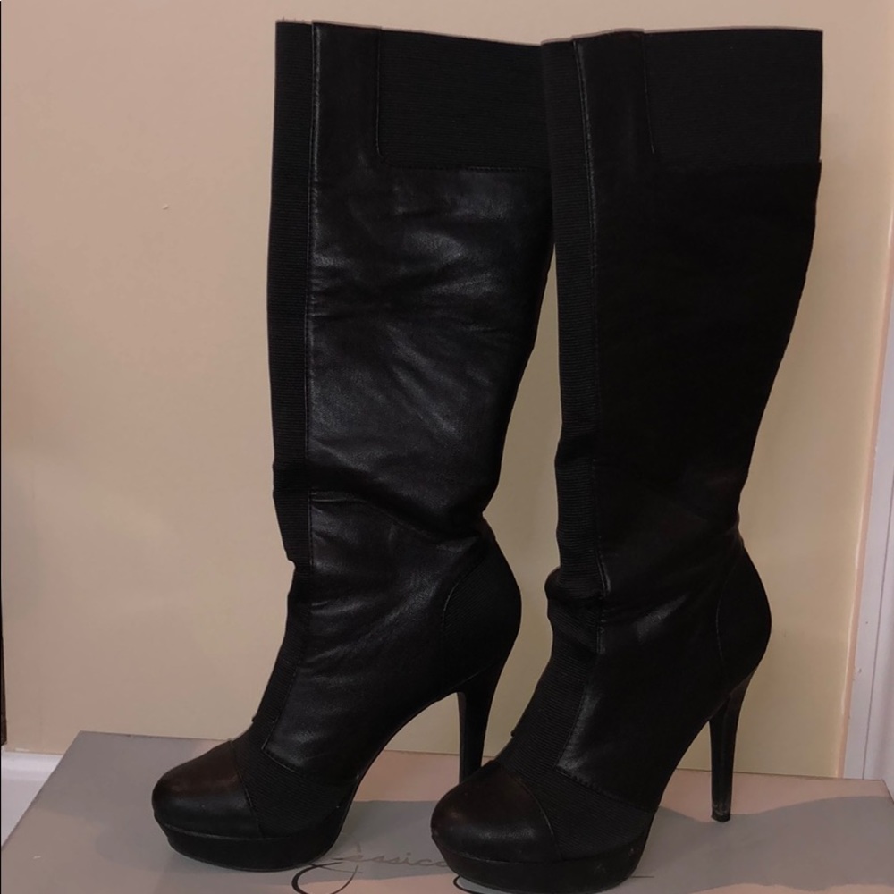 Black Knee Boots